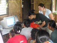 Computer Lesson at Bak Jok CC
