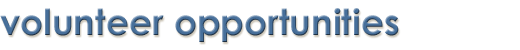 NATR Volunteer Opportunities